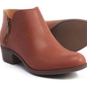 Lucky Brand Burklee Side Zip Ankle Boots